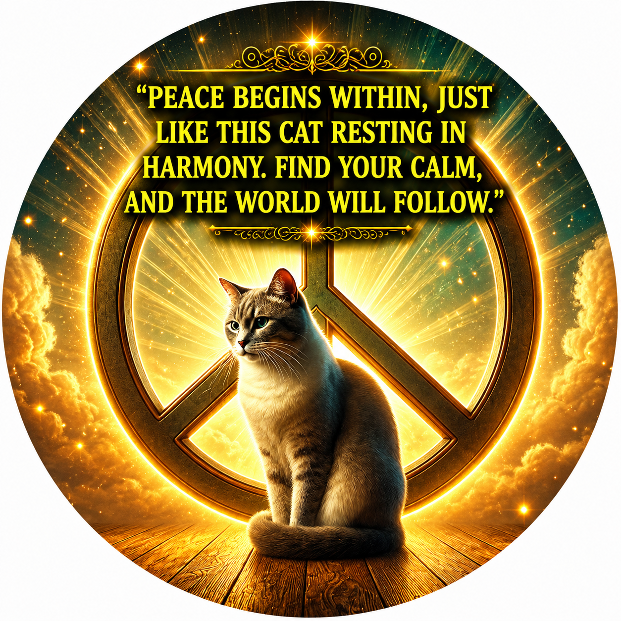 Cat sticker CAT018