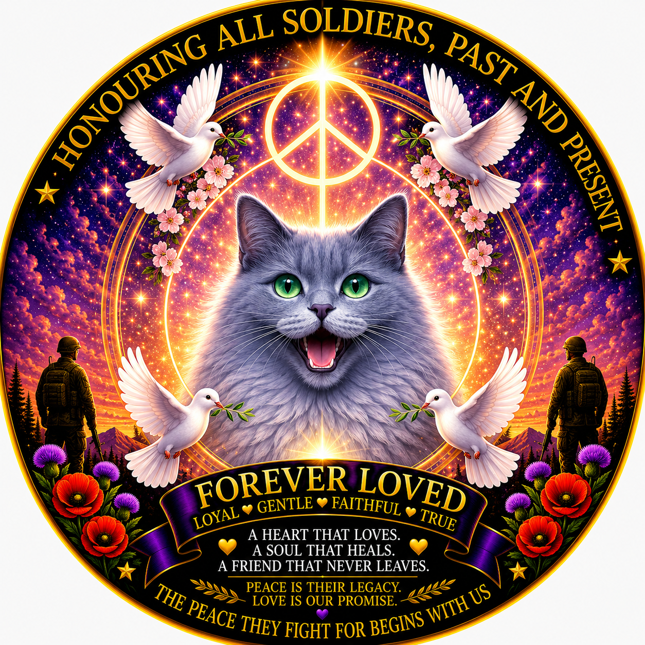 Cat sticker CAT024