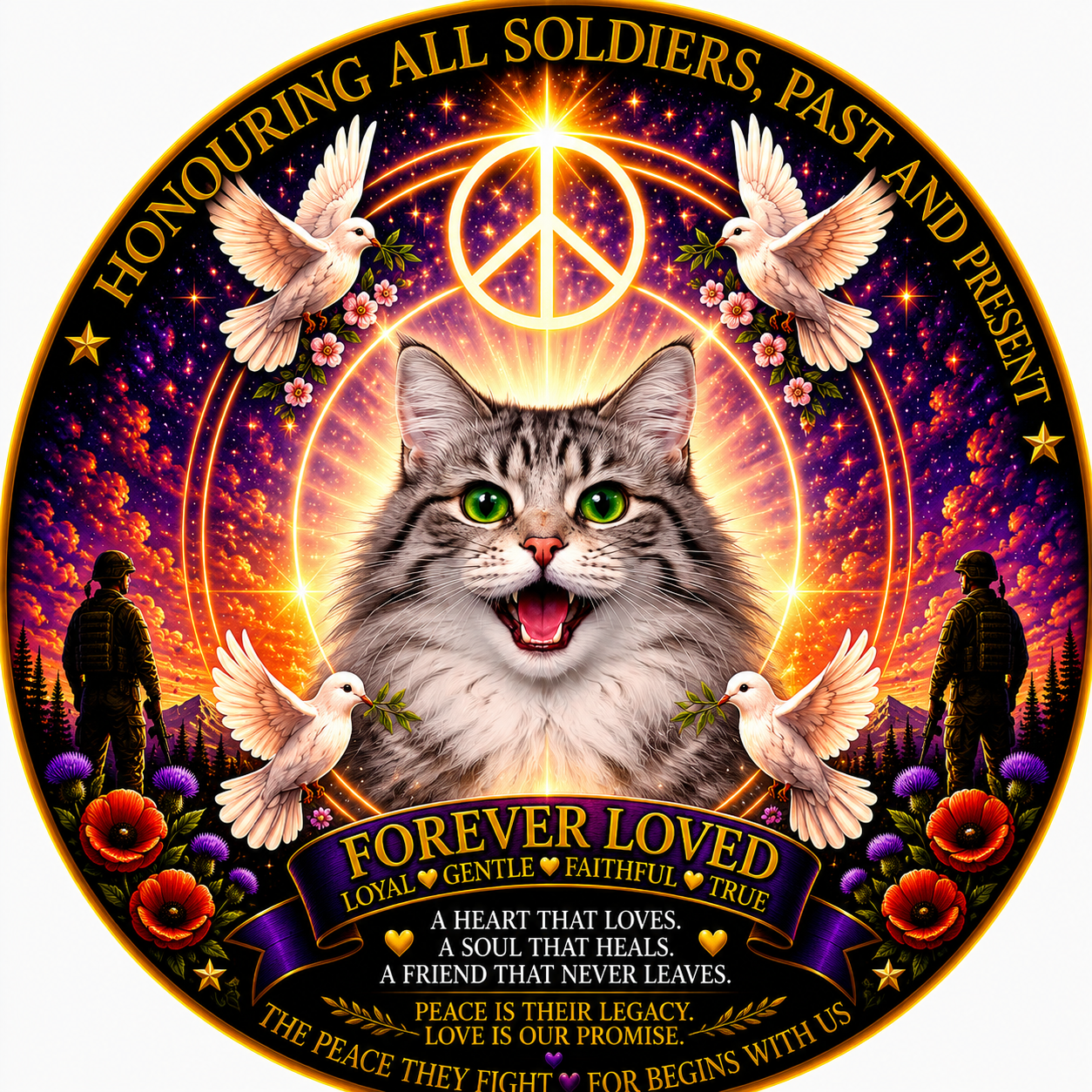 Cat sticker CAT030