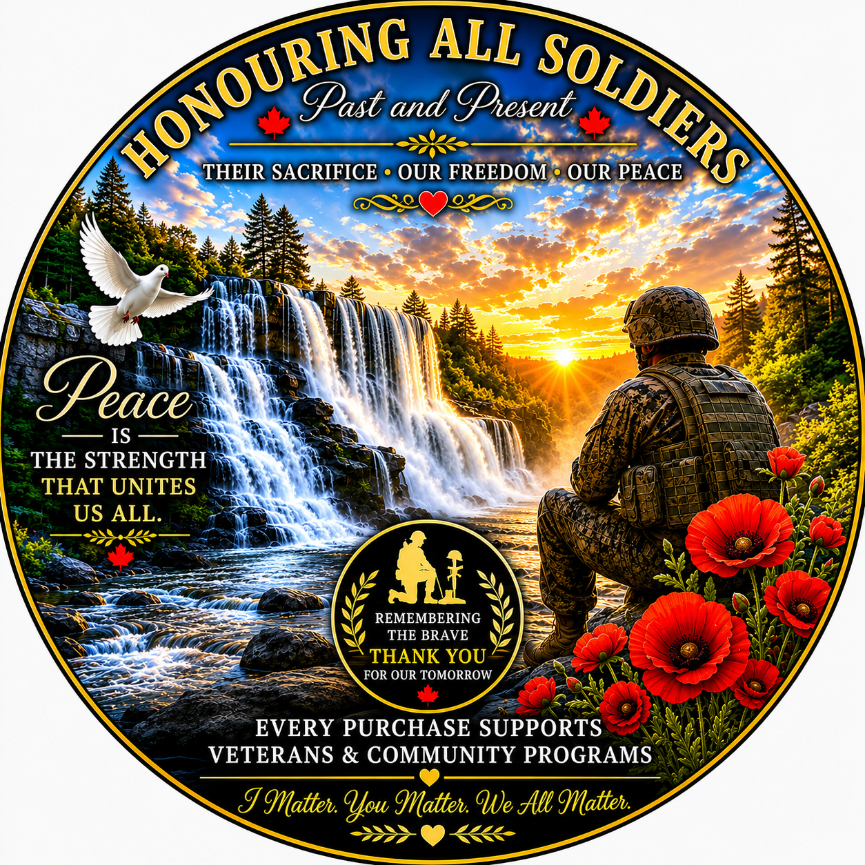 Soldier Tribute sticker SOLDIER002