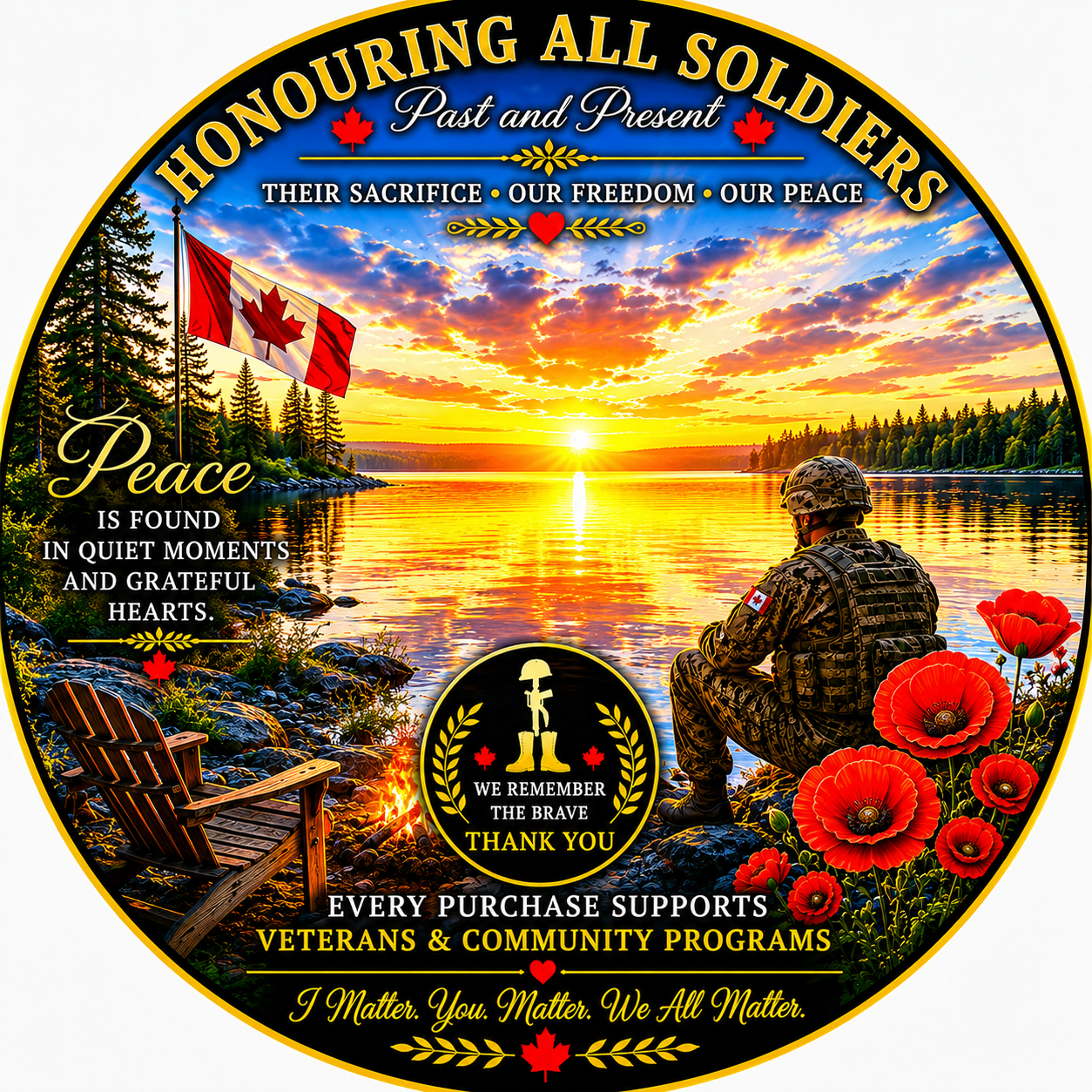 Soldier Tribute sticker SOLDIER005