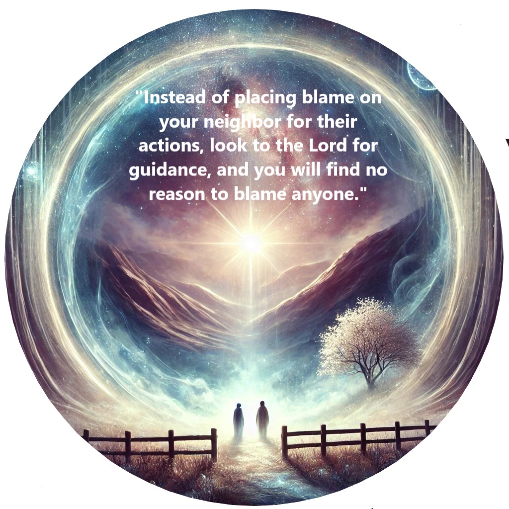 Blame to Guidance inspirational artwork